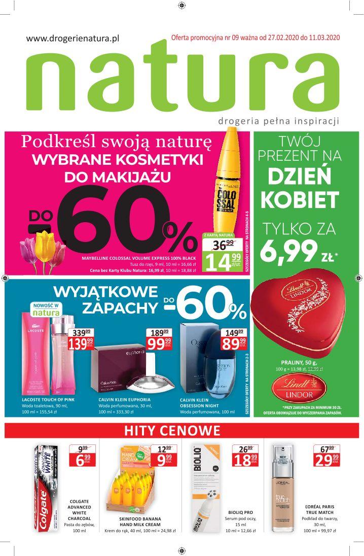 Gazetka promocyjna Drogerie Natura do 11/03/2020 str.1