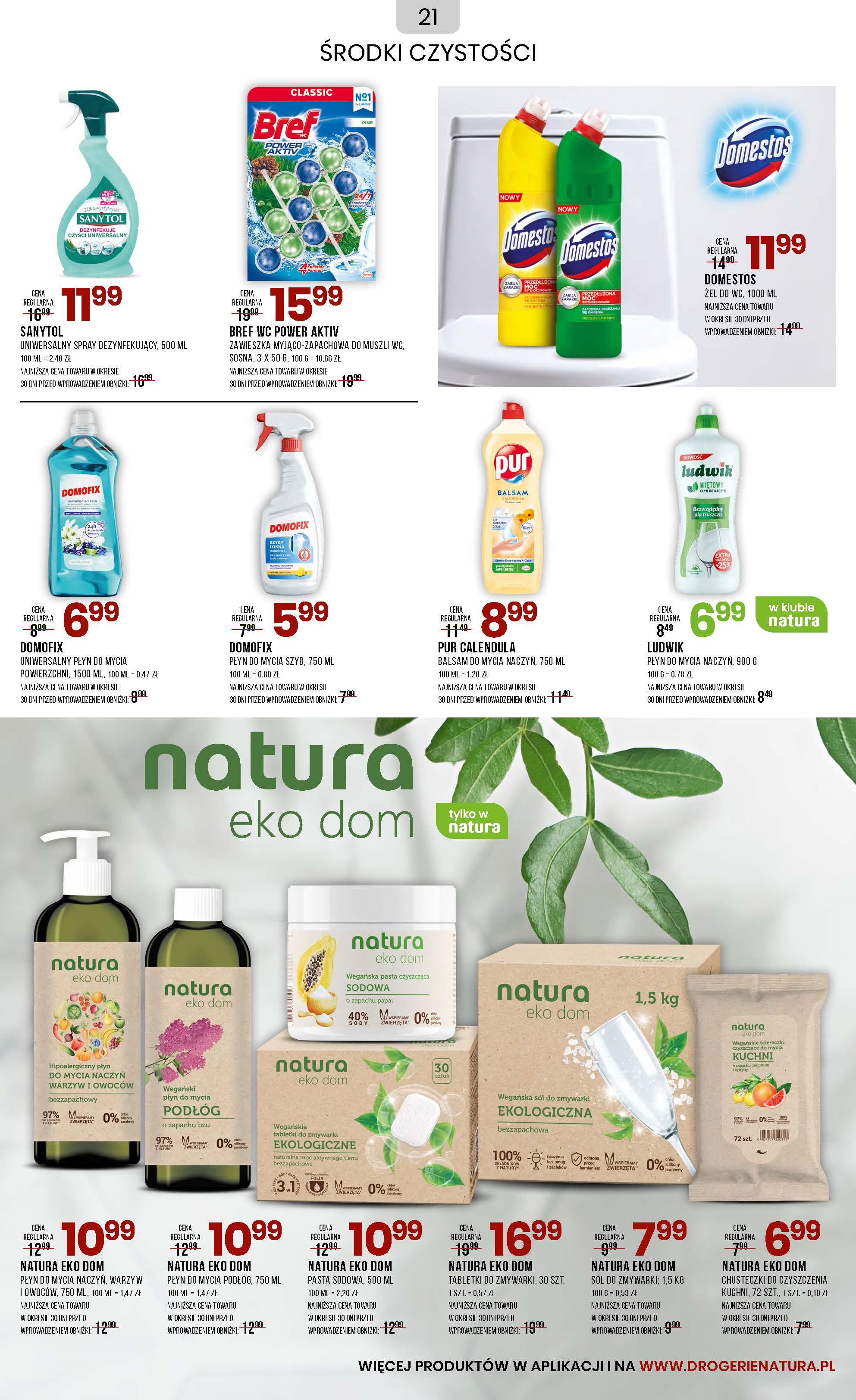 Gazetka promocyjna i reklamowa Drogerie Natura, "Gazetka Natura", od 05