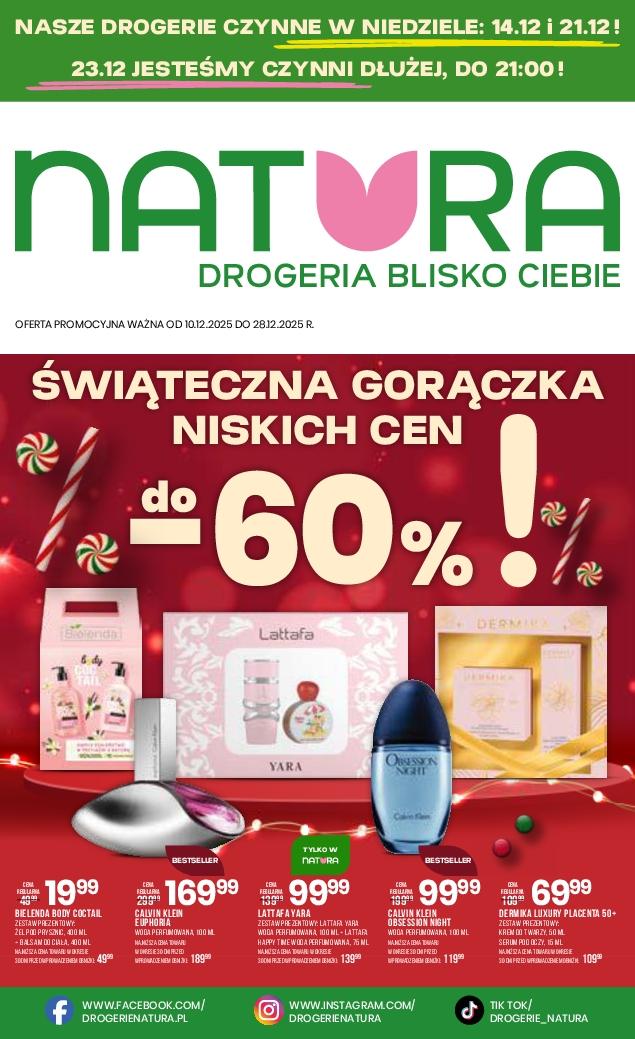 Gazetka promocyjna Drogerie Natura do 28/12/2025 str.1