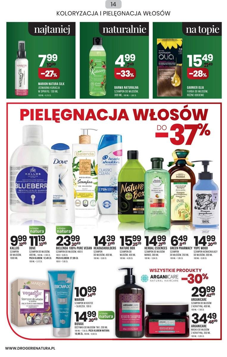 Gazetka promocyjna Drogerie Natura do 09/02/2022 str.14