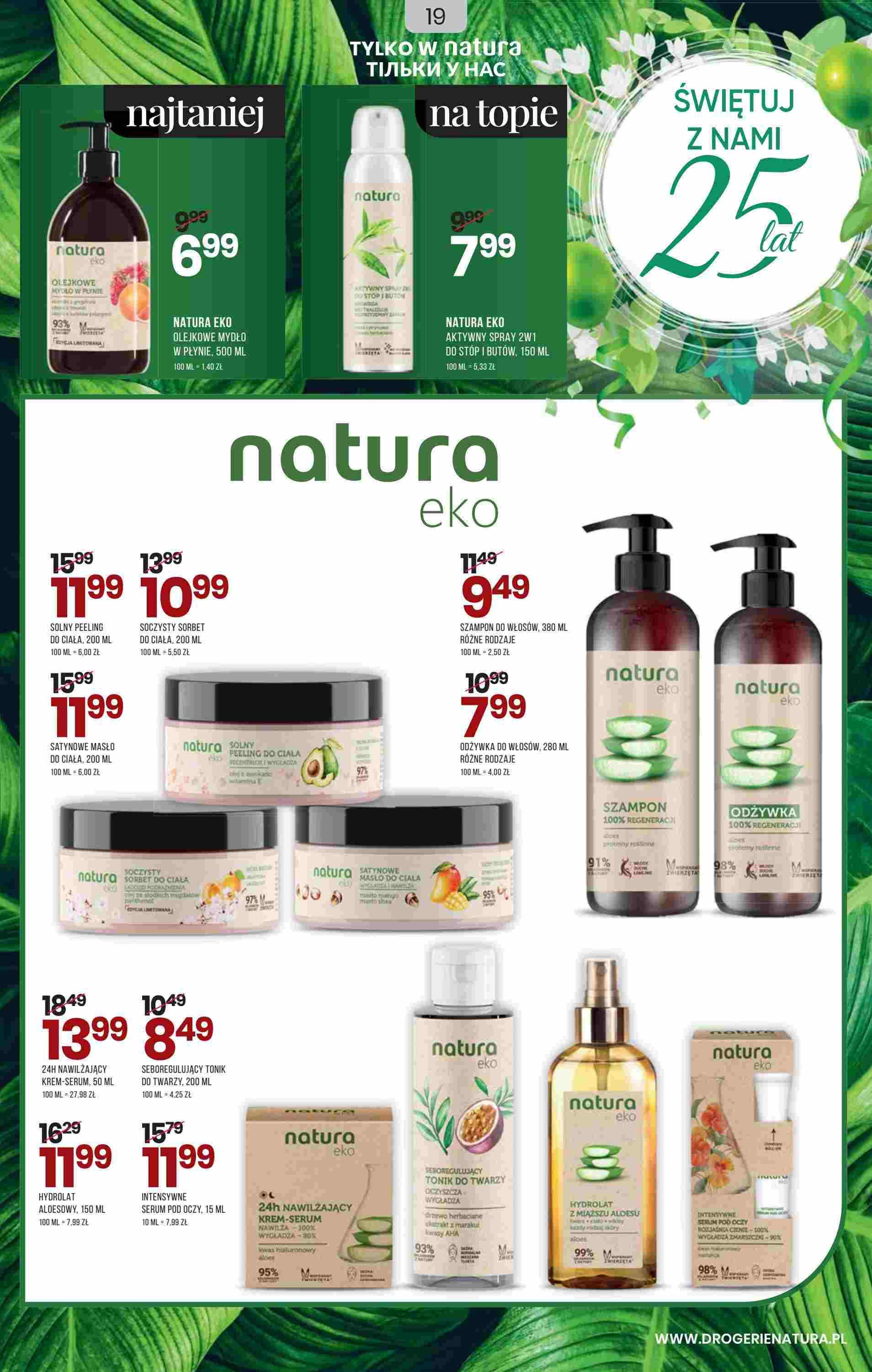 Gazetka promocyjna Drogerie Natura do 31/08/2022 str.19