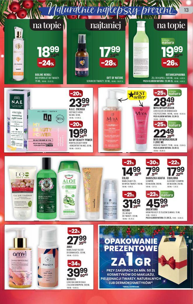 Gazetka promocyjna Drogerie Natura do 29/12/2021 str.13