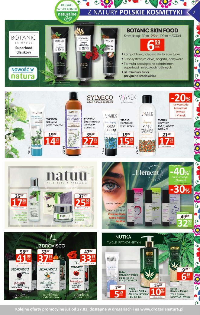 Gazetka promocyjna Drogerie Natura do 26/02/2020 str.7