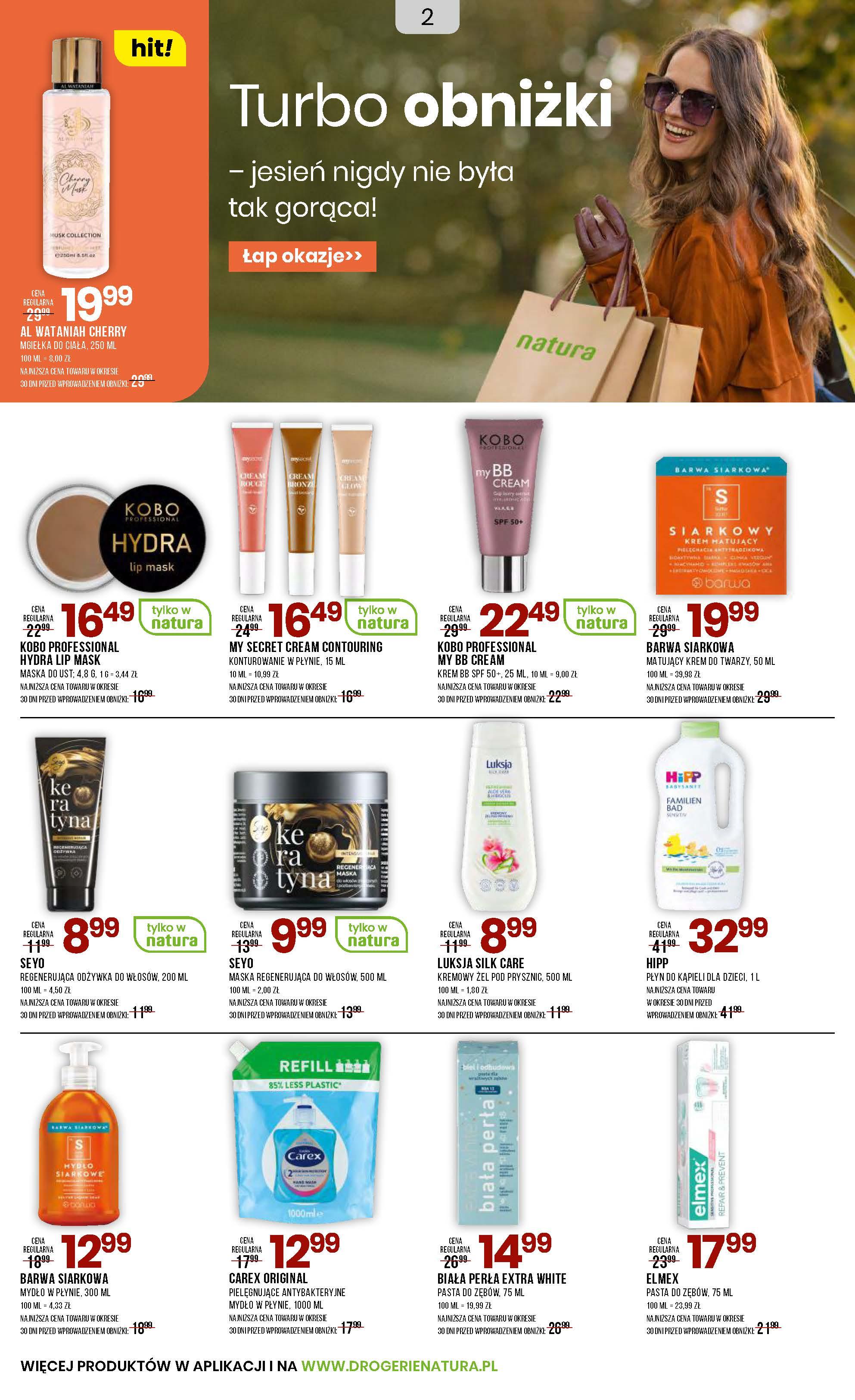 Gazetka promocyjna Drogerie Natura do 02/10/2025 str.2