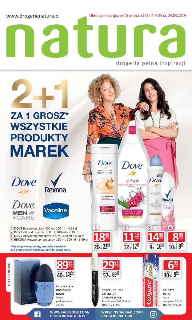 Gazetka promocyjna Drogerie Natura do 24/04/2019 str.0