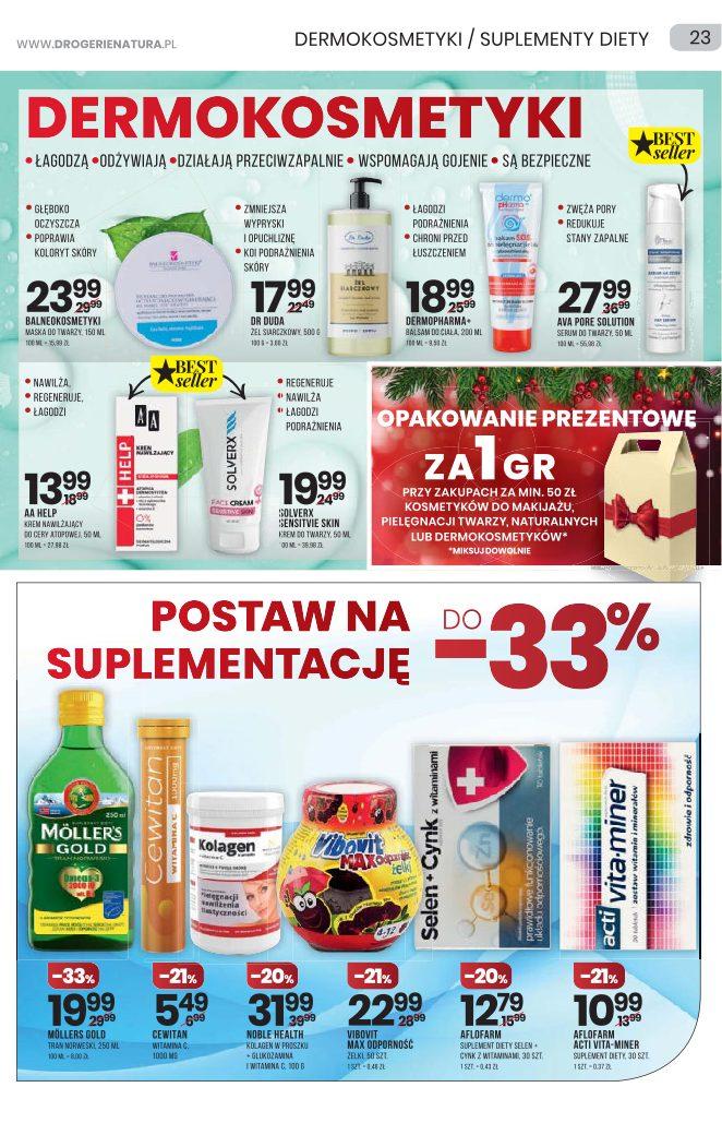 Gazetka promocyjna Drogerie Natura do 15/12/2021 str.23