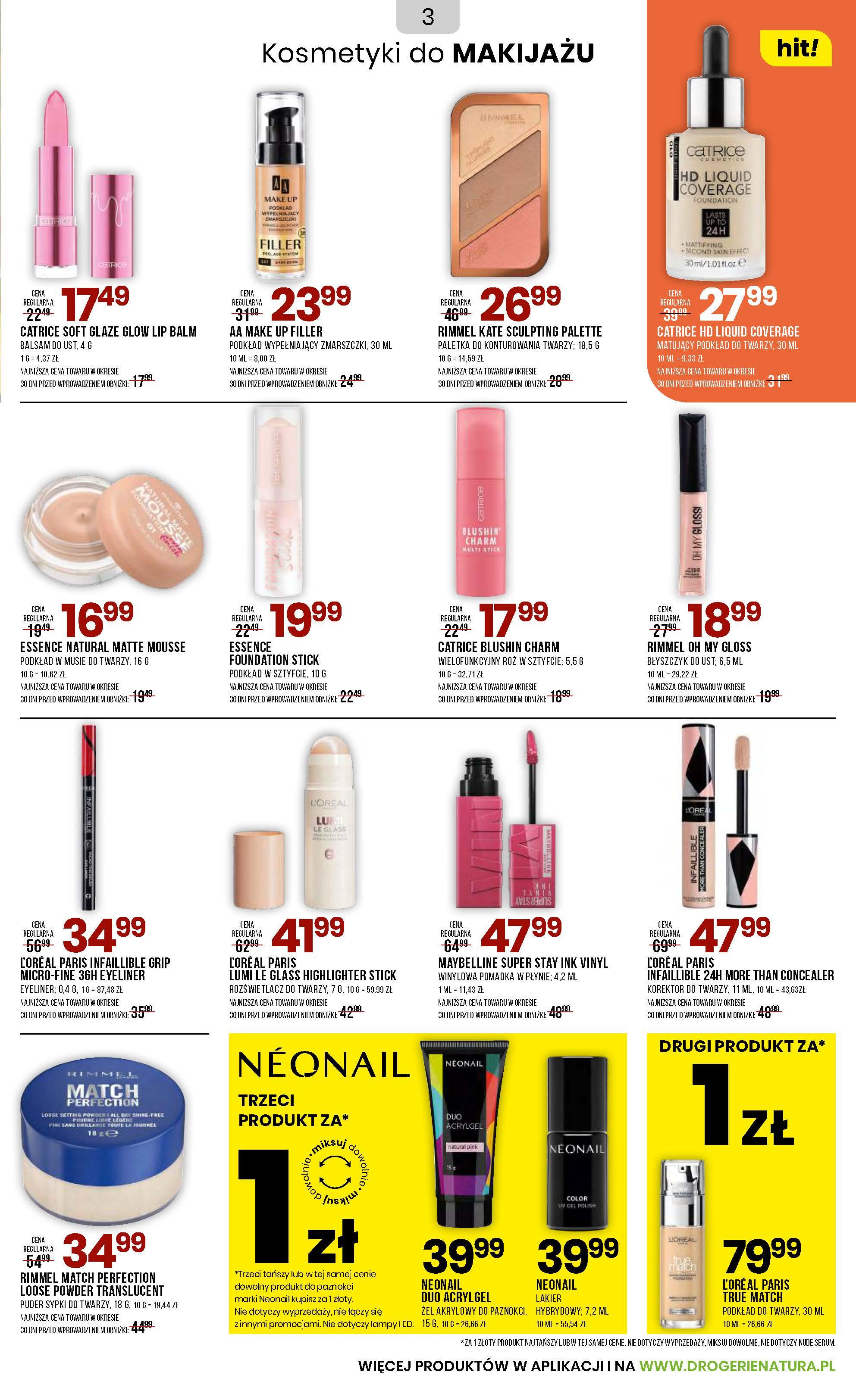 Gazetka promocyjna Drogerie Natura do 02/10/2025 str.3