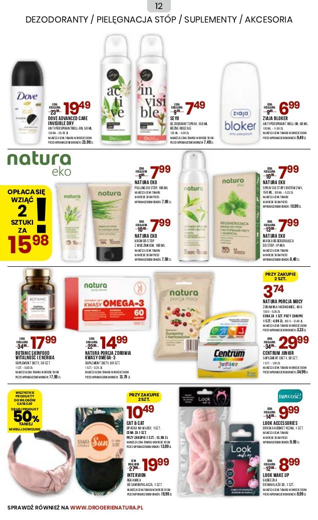 Gazetka promocyjna Drogerie Natura do 24/07/2023 str.12