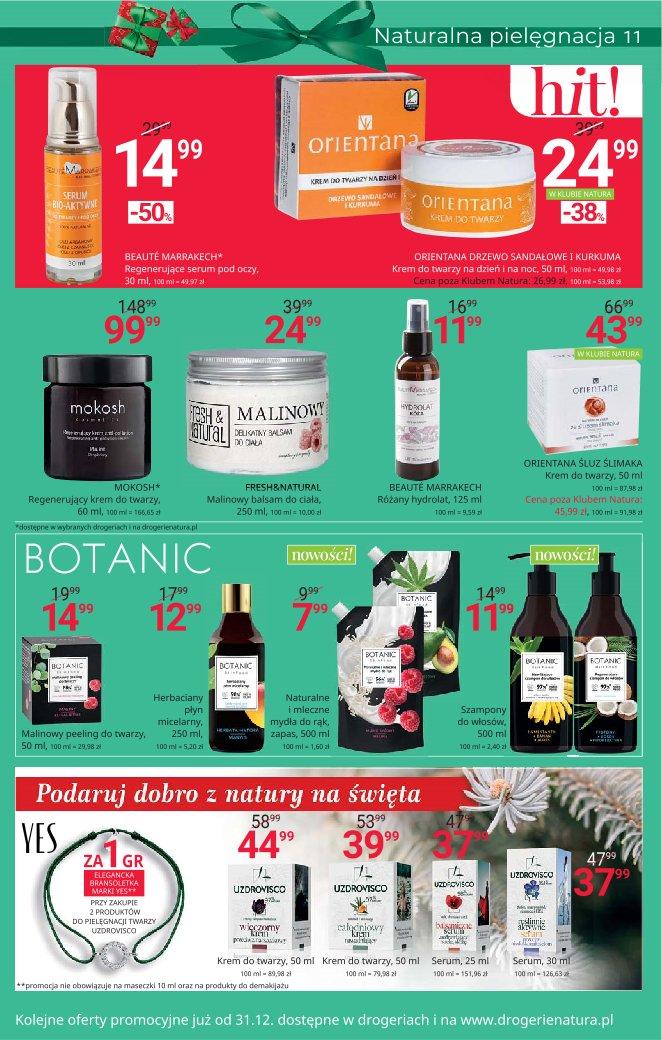 Gazetka promocyjna Drogerie Natura do 30/12/2020 str.11