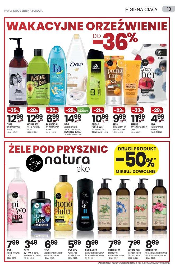 Gazetka promocyjna Drogerie Natura do 21/07/2021 str.13