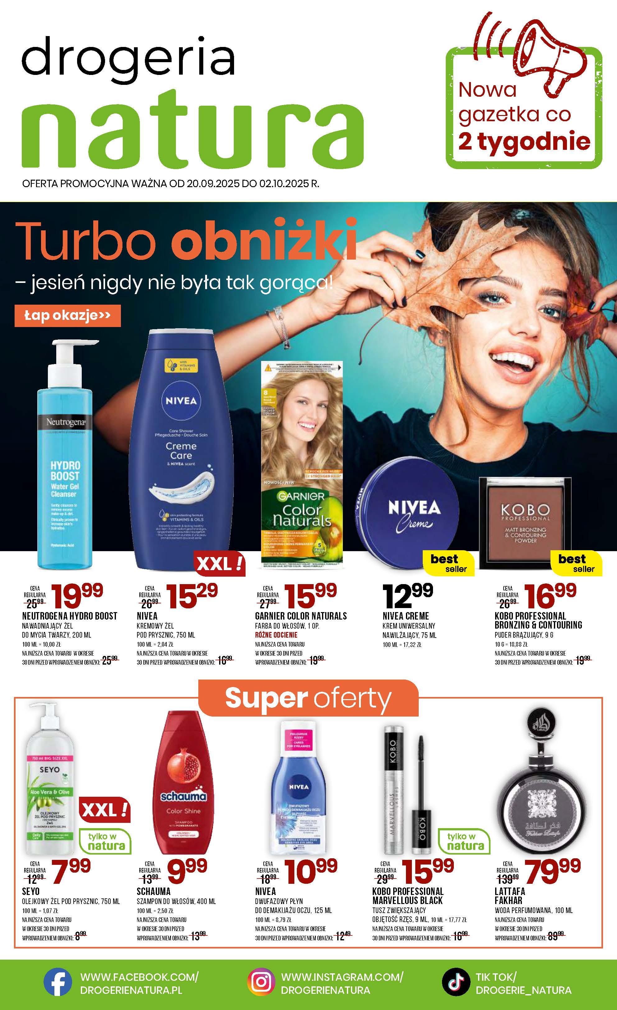 Gazetka promocyjna Drogerie Natura do 02/10/2025 str.1