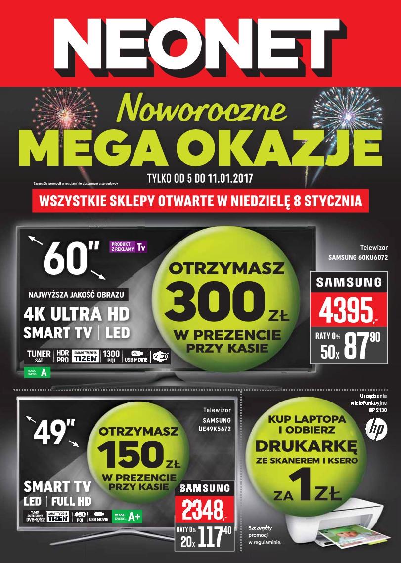 Gazetka promocyjna Neonet do 11/01/2017 str.0