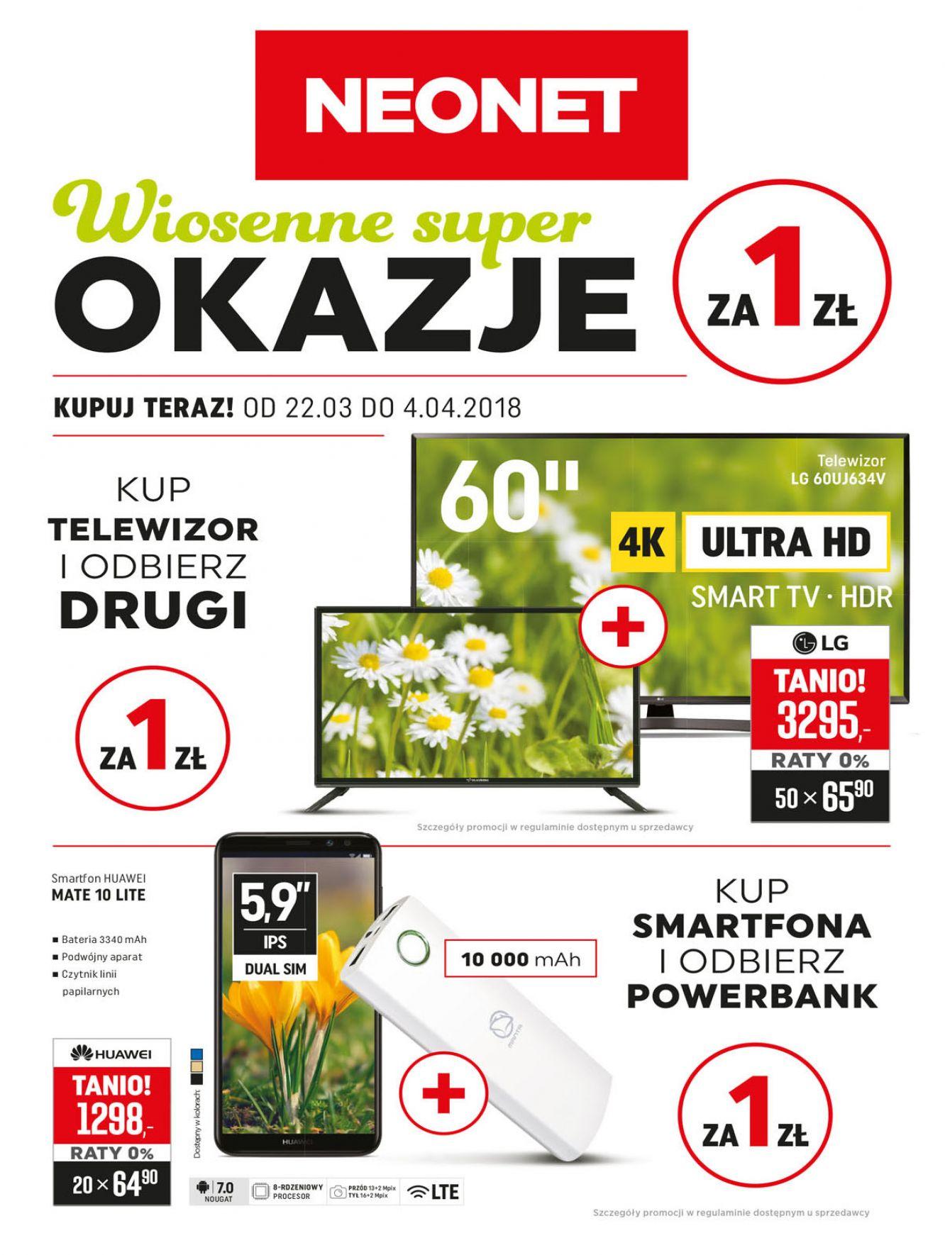 Gazetka promocyjna Neonet do 04/04/2018 str.0