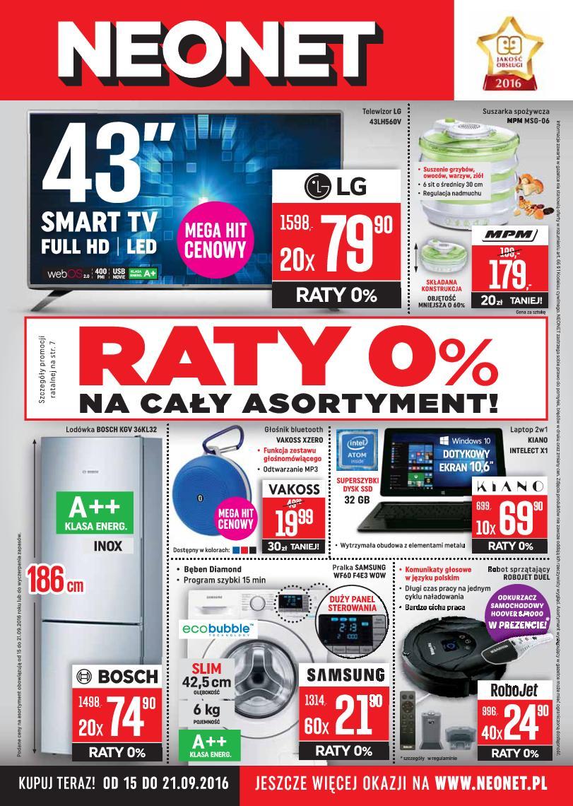 Gazetka promocyjna Neonet do 21/09/2016 str.16