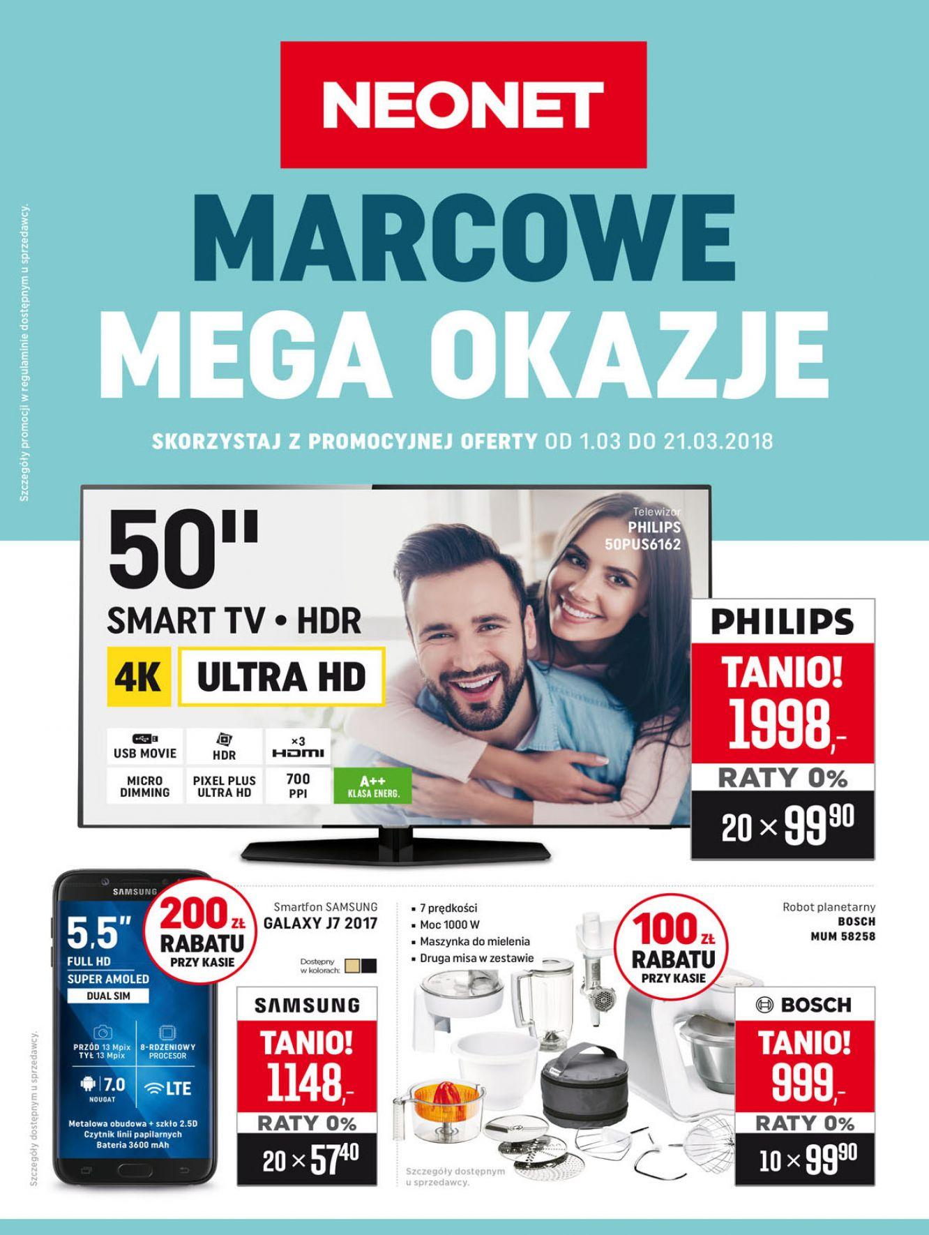 Gazetka promocyjna Neonet do 21/03/2018 str.0