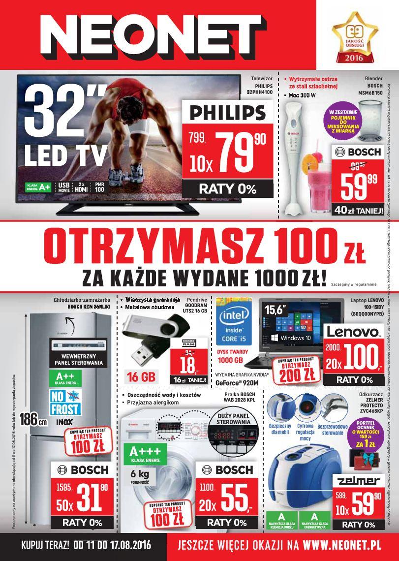 Gazetka promocyjna Neonet do 17/08/2016 str.20