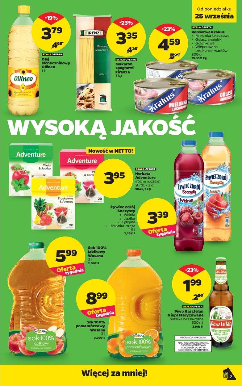 Gazetka promocyjna Netto do 01/10/2017 str.7