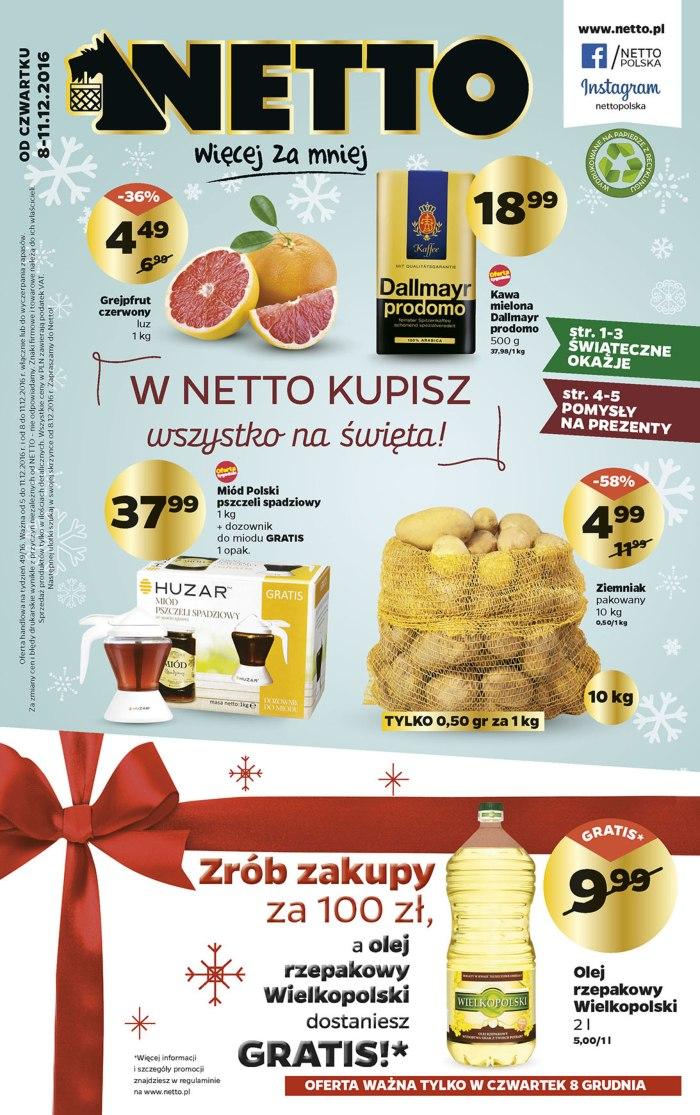 Gazetka promocyjna Netto do 11/12/2016 str.1