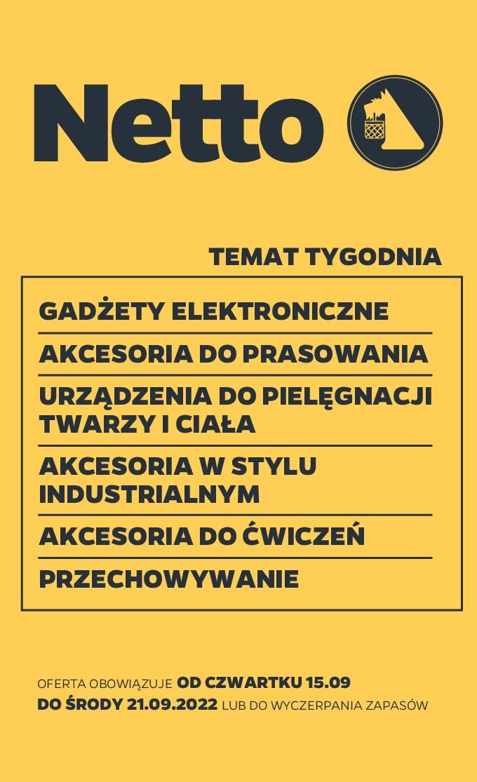 Gazetka promocyjna Netto do 21/09/2022 str.0