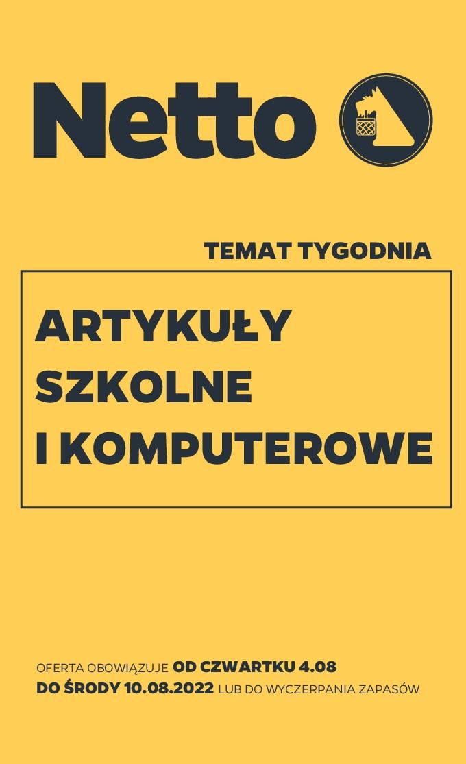 Gazetka promocyjna Netto do 10/08/2022 str.1