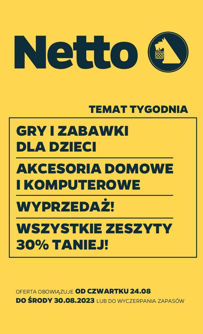Gazetka promocyjna Netto do 30/08/2023 str.0
