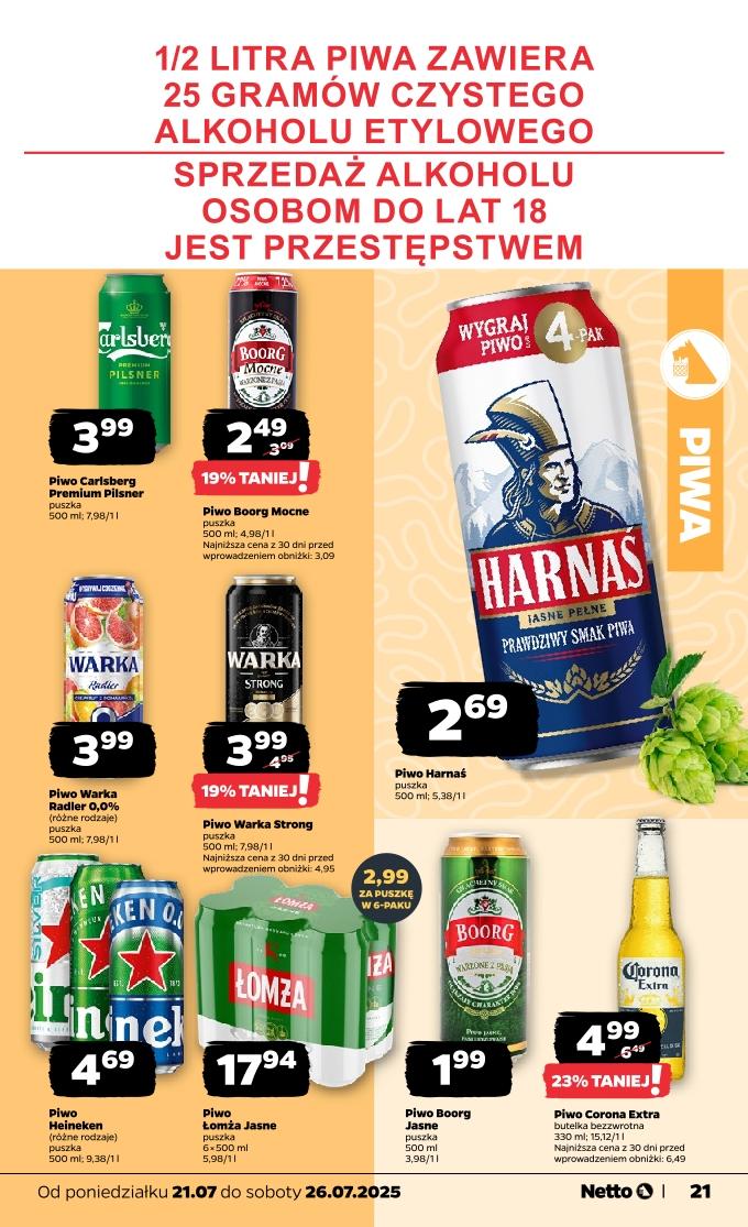 Gazetka promocyjna Netto do 26/07/2025 str.21
