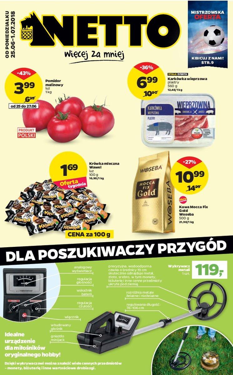 Gazetka promocyjna Netto do 01/07/2018 str.0