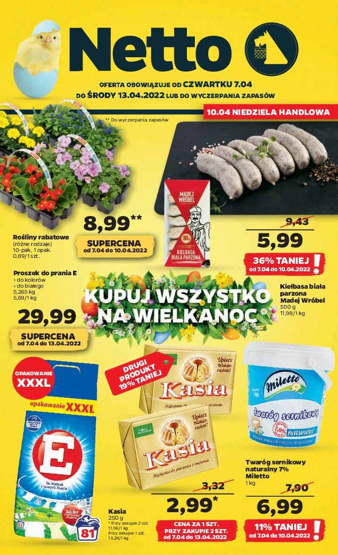 Gazetka promocyjna Netto do 13/04/2022 str.1