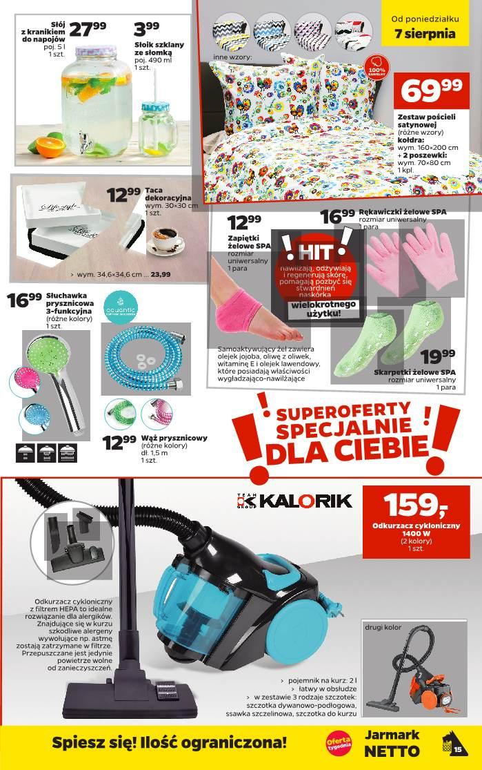 Gazetka promocyjna Netto do 13/08/2017 str.15