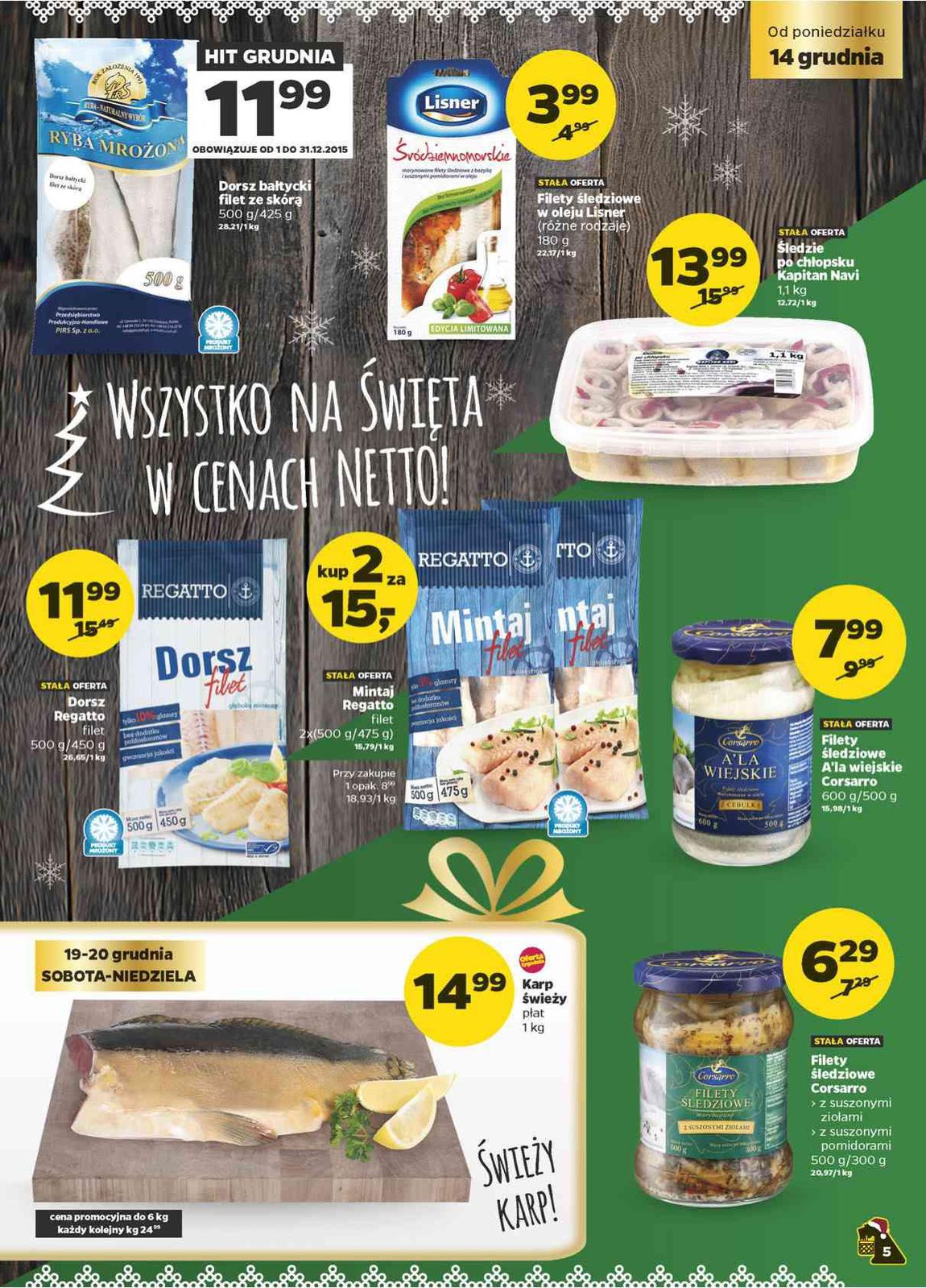 Gazetka promocyjna Netto do 20/12/2015 str.5