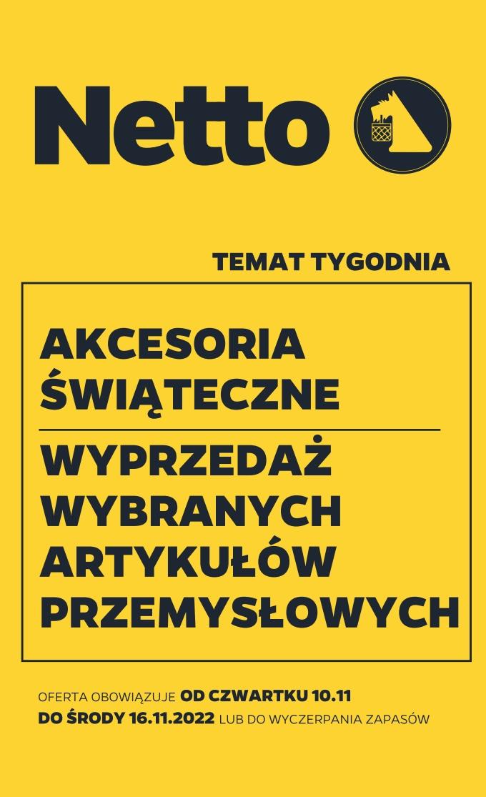 Gazetka promocyjna Netto do 16/11/2022 str.0