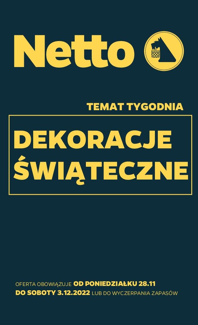 Gazetka promocyjna Netto do 03/12/2022 str.1