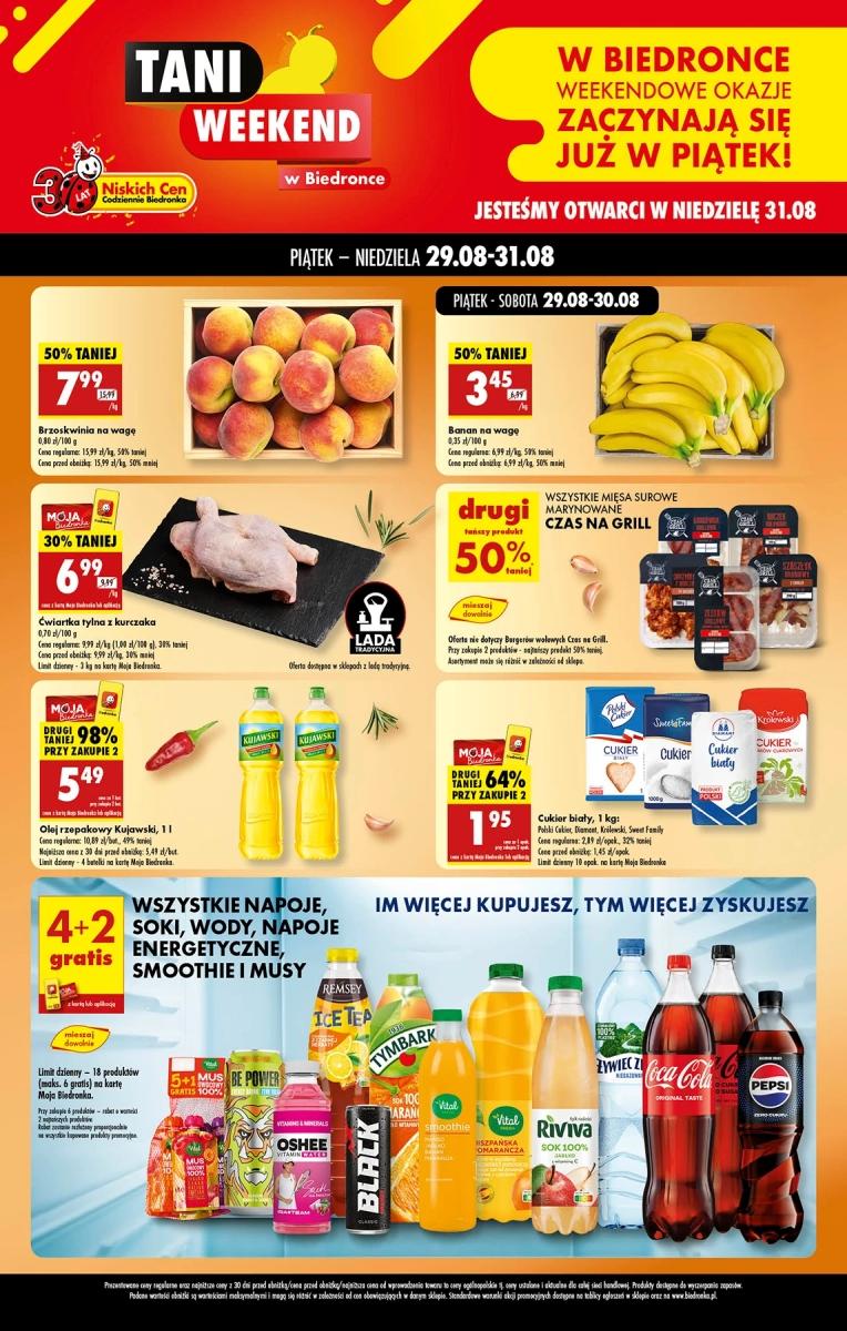 Gazetka promocyjna Biedronka do 31/08/2025 str.1