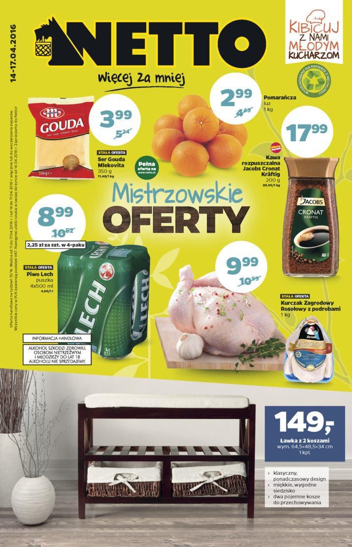 Gazetka promocyjna Netto do 17/04/2016 str.0