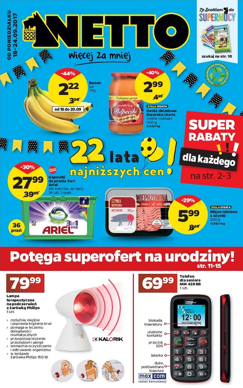 Gazetka promocyjna Netto do 24/09/2017 str.1