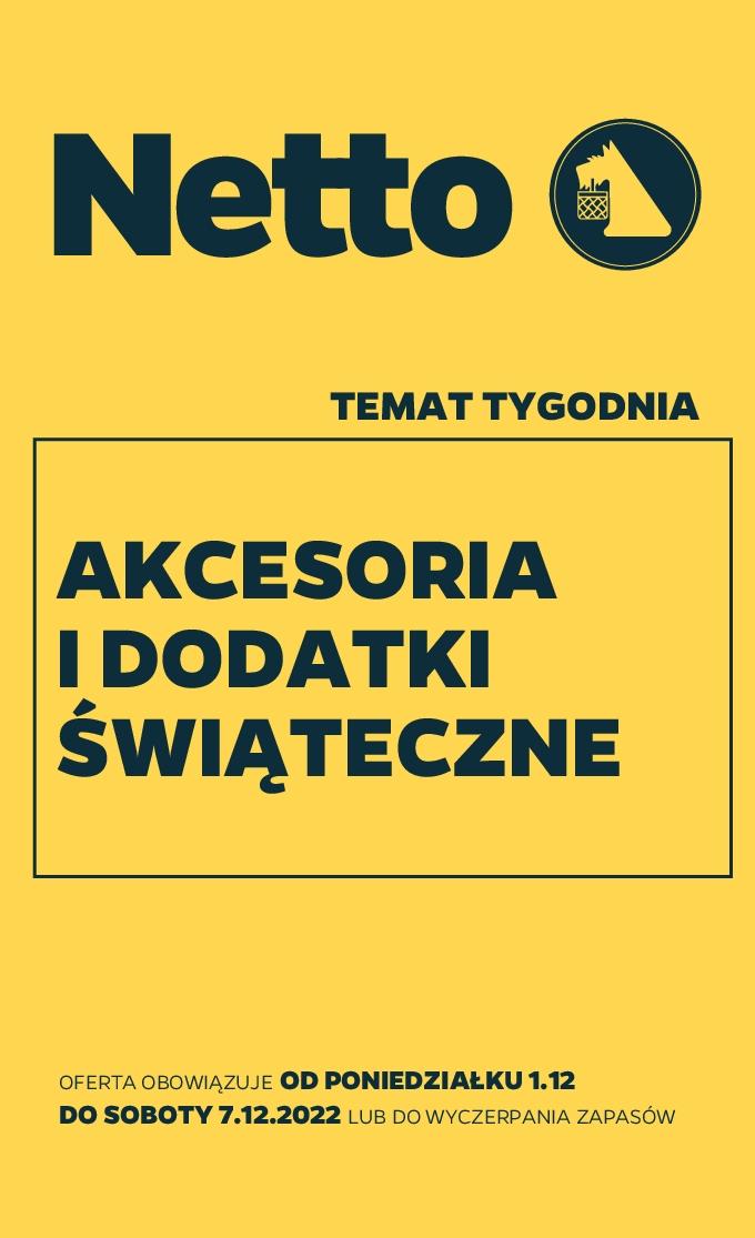 Gazetka promocyjna Netto do 07/12/2022 str.1
