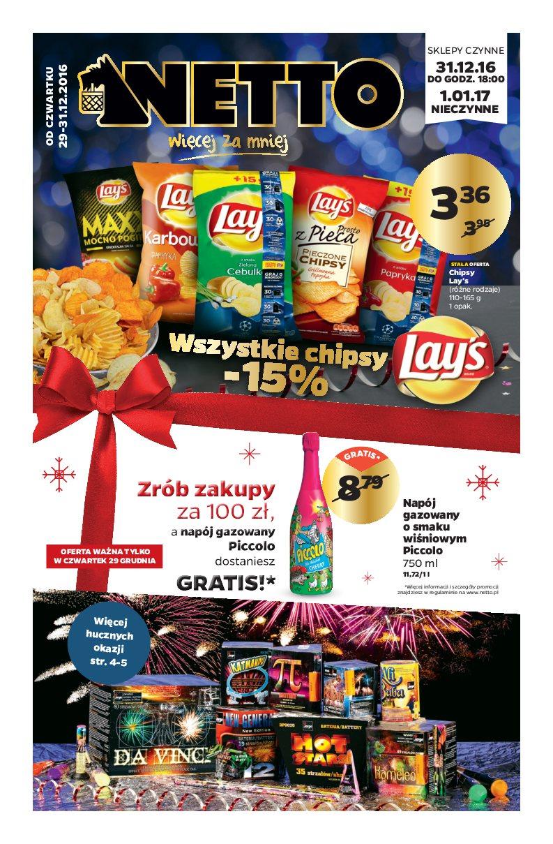 Gazetka promocyjna Netto do 31/12/2016 str.1