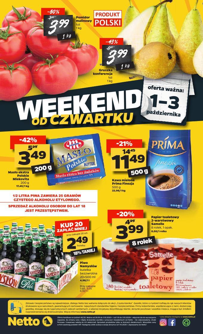 Gazetka promocyjna Netto do 03/10/2020 str.20