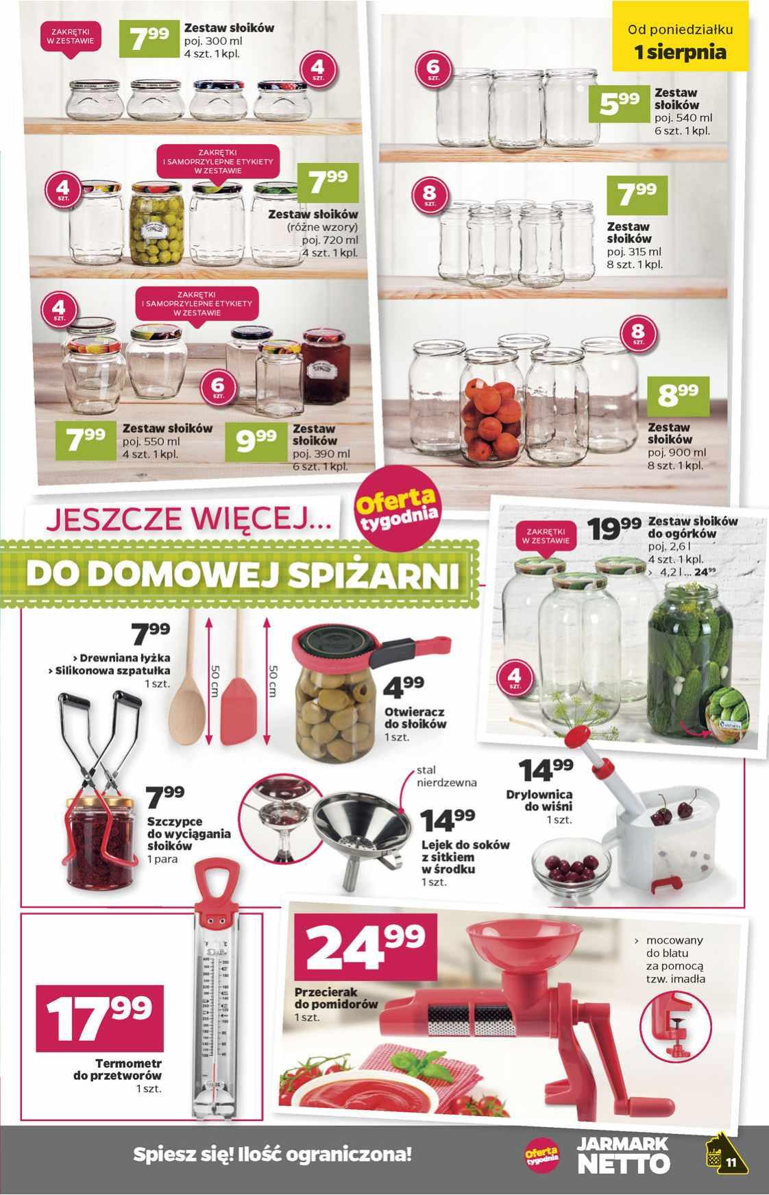 Gazetka promocyjna Netto do 07/08/2016 str.11