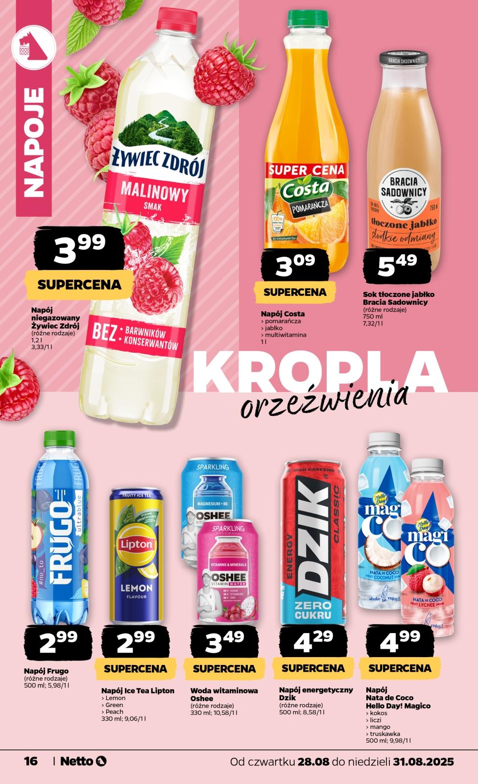 Gazetka promocyjna Netto do 31/08/2025 str.16