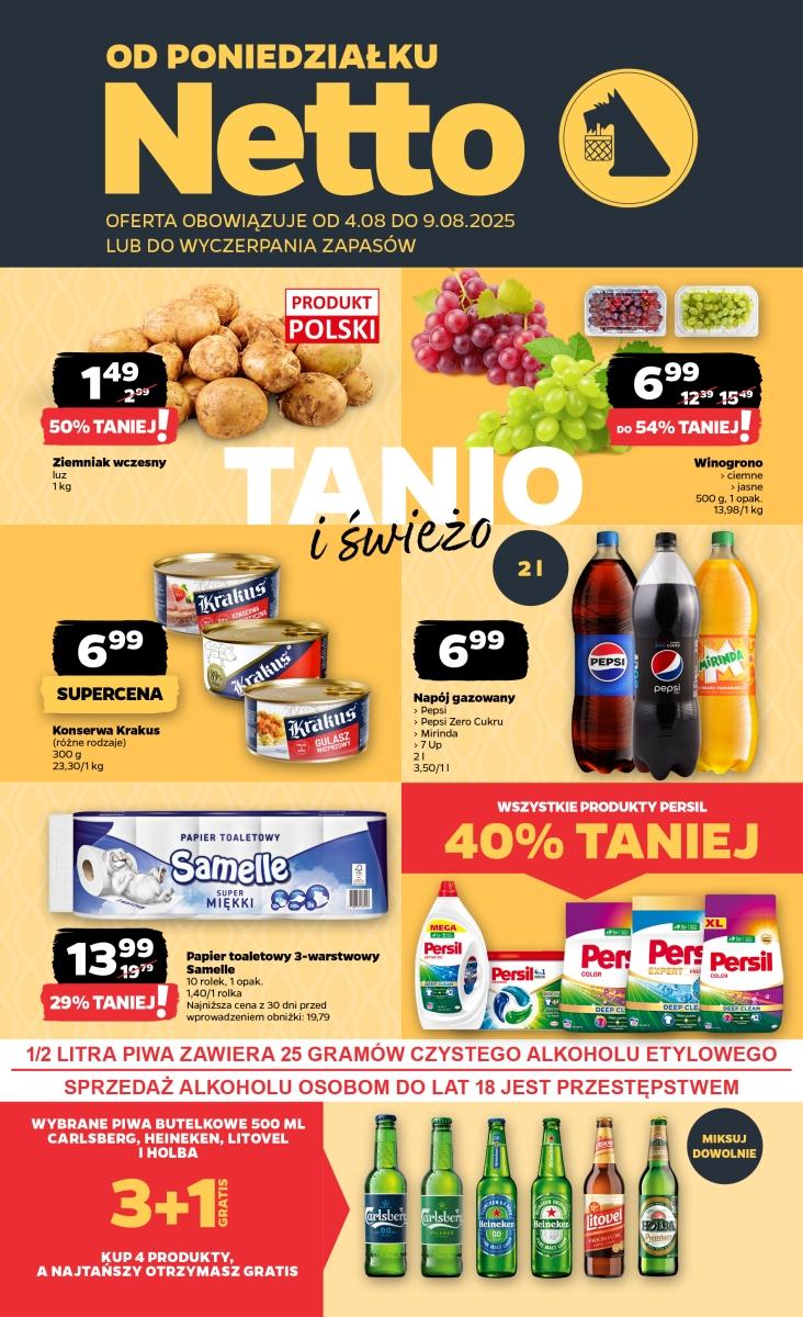 Gazetka promocyjna Netto do 09/08/2025 str.1