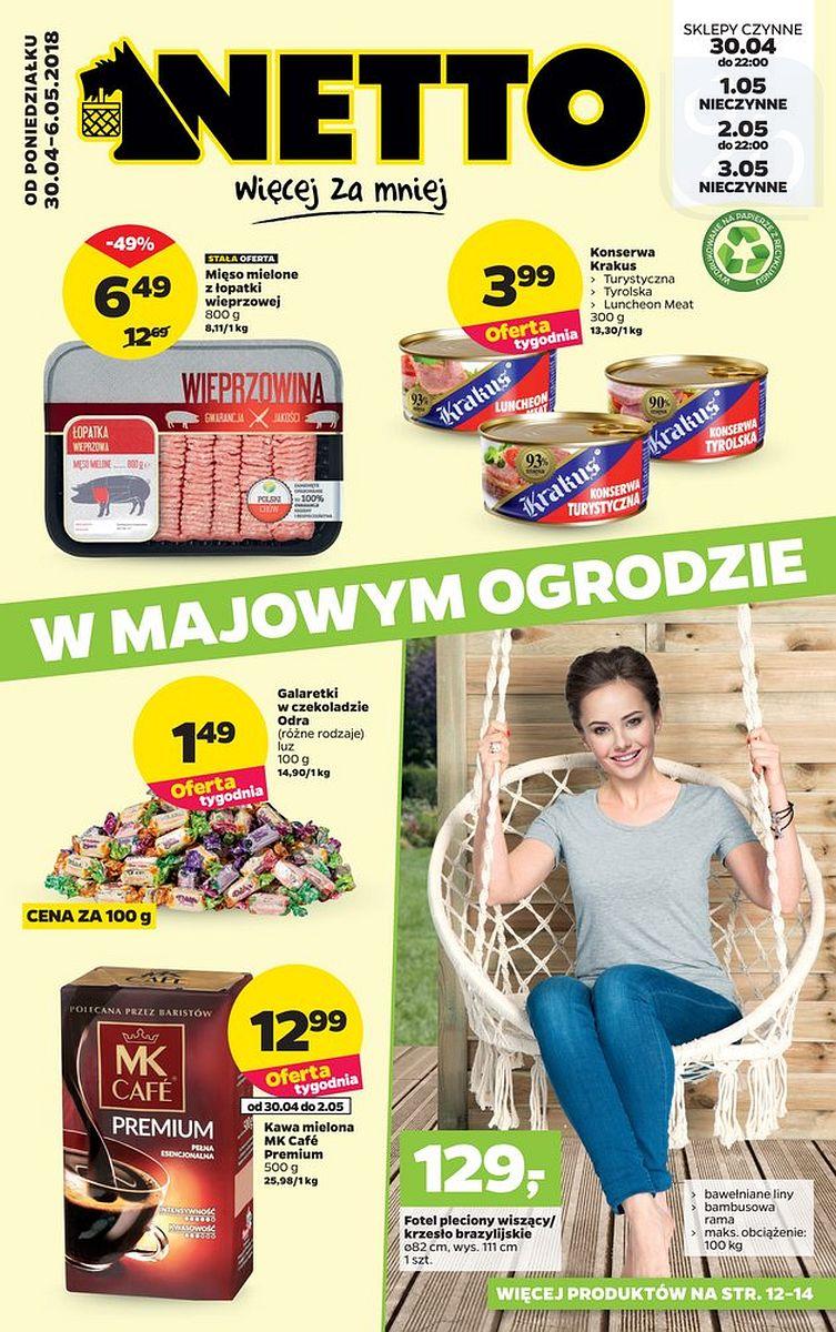 Gazetka promocyjna Netto do 06/05/2018 str.0