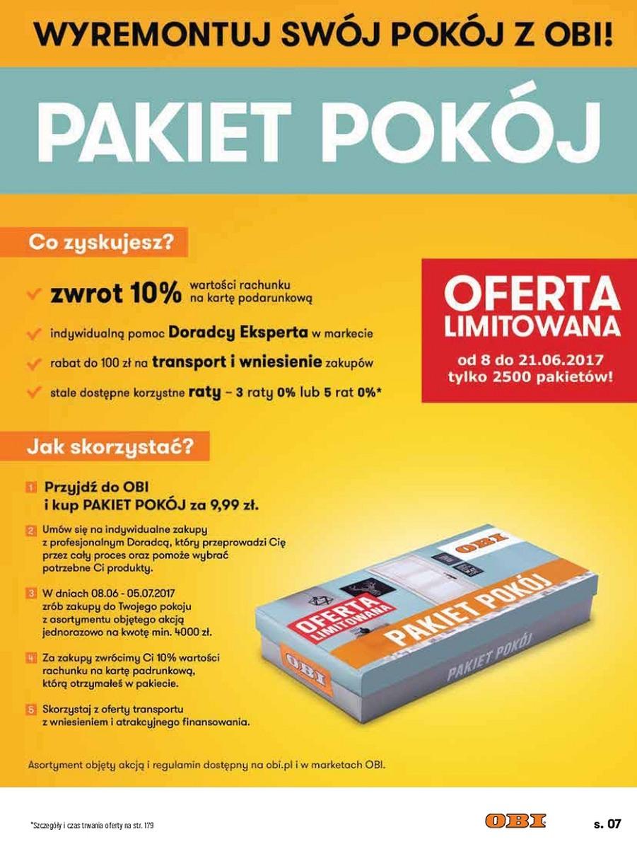 Gazetka promocyjna OBI do 31/08/2017 str.7