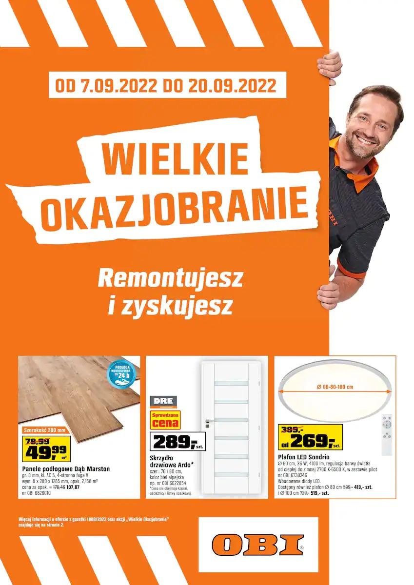 Gazetka promocyjna OBI do 20/09/2022 str.0