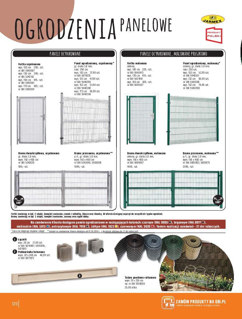 Gazetka promocyjna OBI do 30/06/2016 str.120