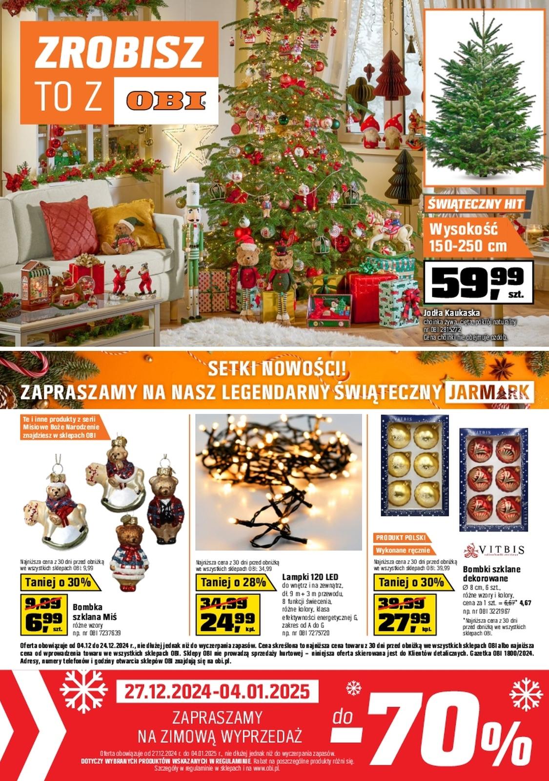 Gazetka promocyjna OBI do 24/12/2024 str.1