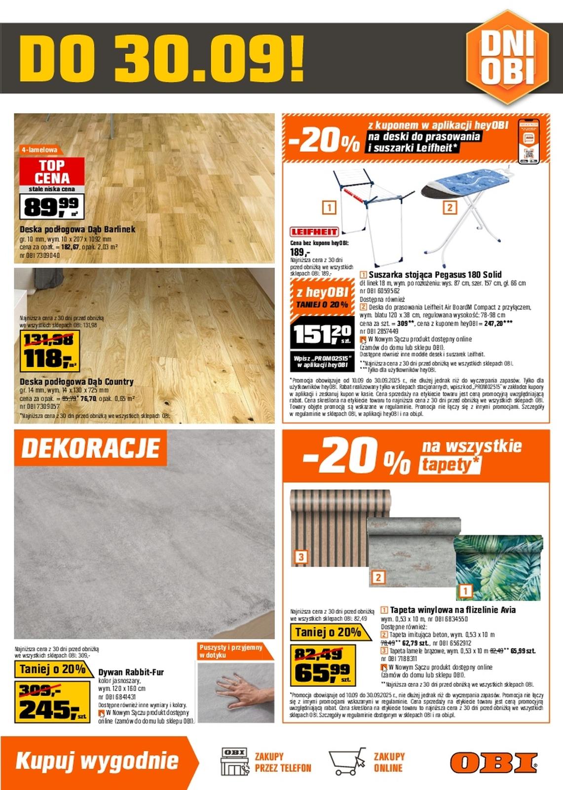 Gazetka promocyjna OBI do 30/09/2025 str.9