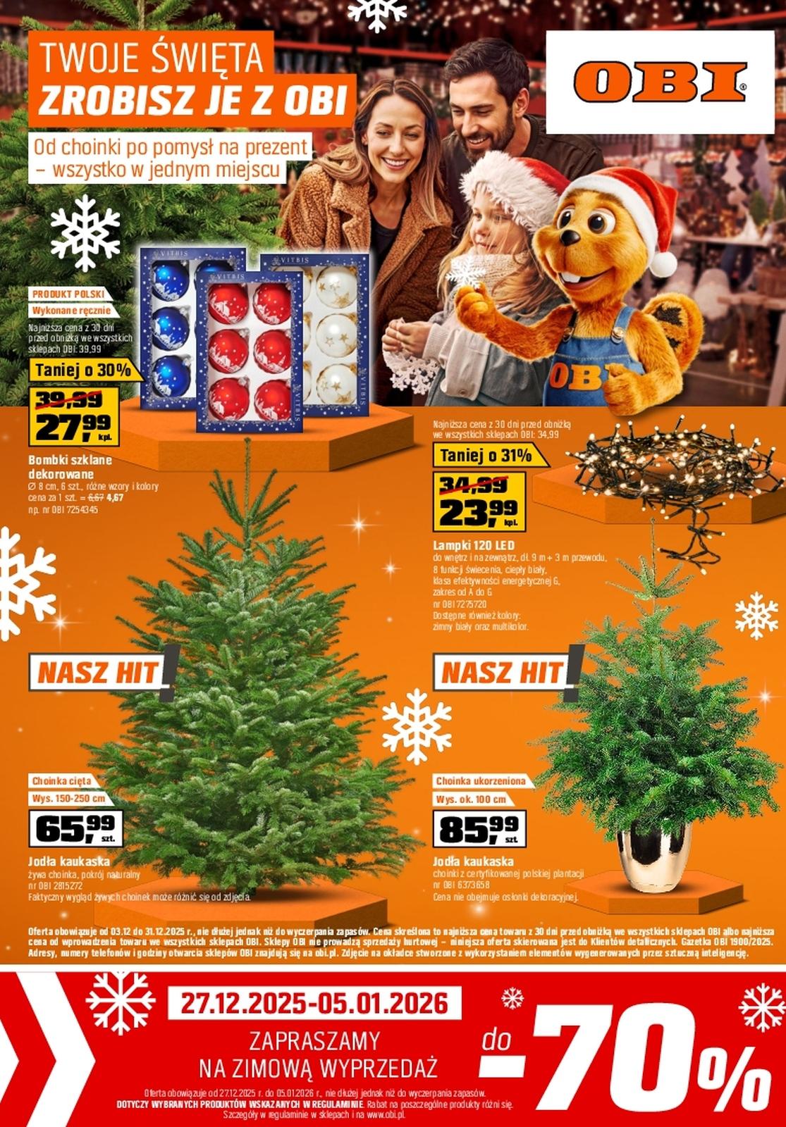 Gazetka promocyjna OBI do 31/12/2025 str.1