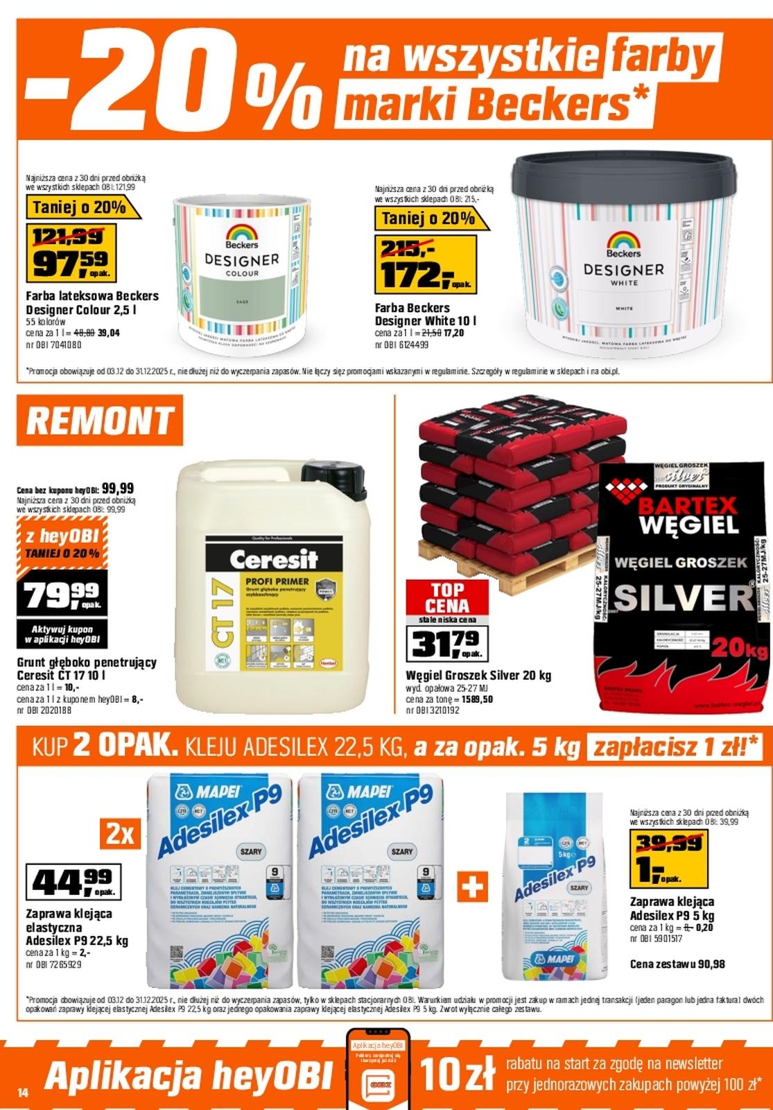 Gazetka promocyjna OBI do 31/12/2025 str.14