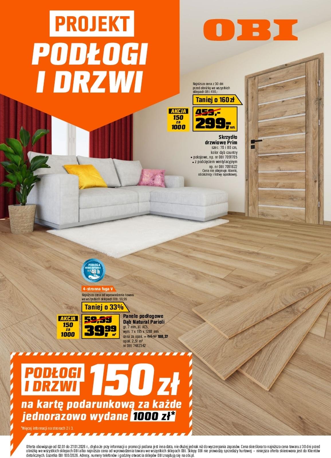 Gazetka promocyjna OBI do 27/01/2026 str.1